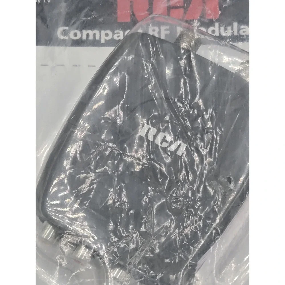 RCA Compact RF Modulator Allows DVD Player Or Gaming Consoles To Connect‎ To TV